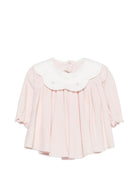 Abito per neonata La Stupenderia Kids rosa con colletto con orlo a smerlo 3TBAB04 M52 LA STUPENDERIA KIDS 