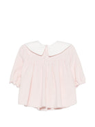Abito per neonata La Stupenderia Kids rosa con colletto con orlo a smerlo 3TBAB04 M52 LA STUPENDERIA KIDS 