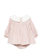 Abito per neonata La Stupenderia Kids rosa con motivo a quadretti 3TBAB04 Y24 LA STUPENDERIA KIDS 
