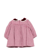 Abito per neonata La Stupenderia rosso con motivo a quadri 3TBAB10 Y58 LA STUPENDERIA KIDS 