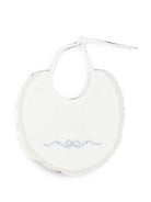 Bavaglino per neonati La Stupenderia Kids bianco con finiture in pizzo 3TBBV00 L02AZZ LA STUPENDERIA KIDS 