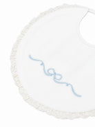 Bavaglino per neonati La Stupenderia Kids bianco con finiture in pizzo 3TBBV00 L02AZZ LA STUPENDERIA KIDS 