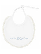Bavaglino per neonati La Stupenderia Kids bianco con finiture in pizzo 3TBBV00 L02AZZ LA STUPENDERIA KIDS 