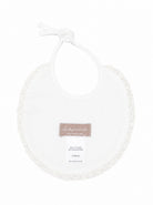 Bavaglino per neonati La Stupenderia Kids bianco con finiture in pizzo 3TBBV00 L02PIN LA STUPENDERIA KIDS 