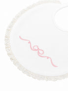 Bavaglino per neonati La Stupenderia Kids bianco con finiture in pizzo 3TBBV00 L02PIN LA STUPENDERIA KIDS 