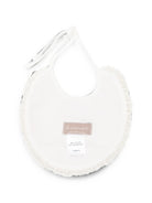 Bavaglino per neonata La Stupenderia Kids rosa con finiture in pizzo 3TBBV00 L03 LA STUPENDERIA KIDS 