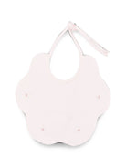 Bavaglino per neonata La Stupenderia Kids rosa con bordo smerlato 3TBBV20 P03 LA STUPENDERIA KIDS 