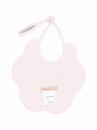 Bavaglino per neonata La Stupenderia Kids rosa con bordo smerlato 3TBBV20 P03 LA STUPENDERIA KIDS 