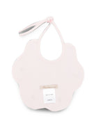 Bavaglino per neonata La Stupenderia Kids rosa con bordo smerlato 3TBBV20 P03 LA STUPENDERIA KIDS 