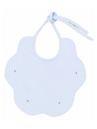 Bavaglino per neonato La Stupenderia Kids azzuro con bordo smerlato 3TBBV20 P04 LA STUPENDERIA KIDS 