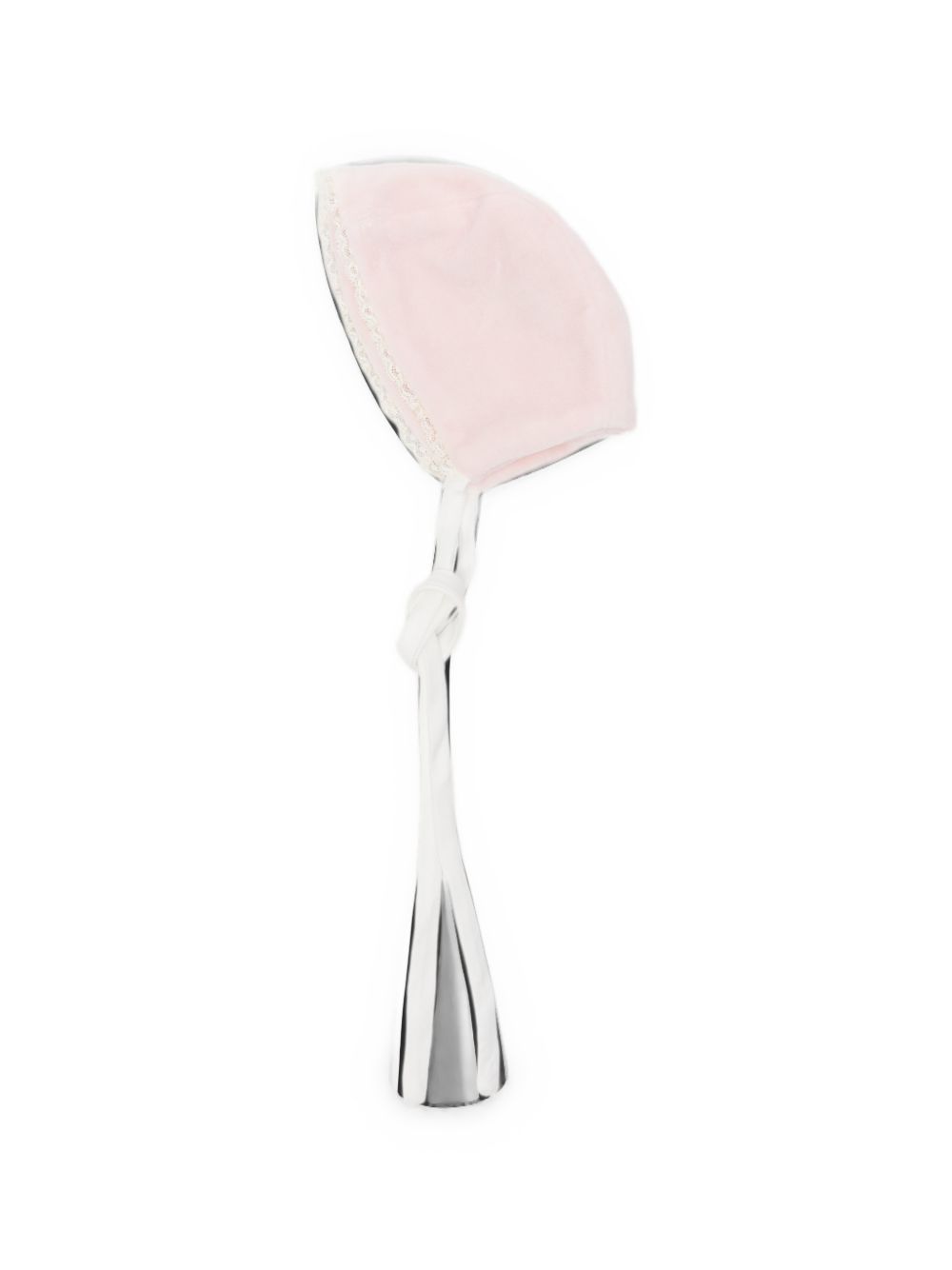 Cappello per neonata La Stupenderia Kids rosa con finitura in pizzo 3TBCP00 L03 LA STUPENDERIA KIDS 