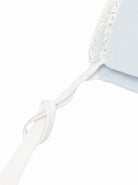 Cappello per neonato La Stupenderia Kids azzurro con finitura in pizzo 3TBCP00 L04 LA STUPENDERIA KIDS 