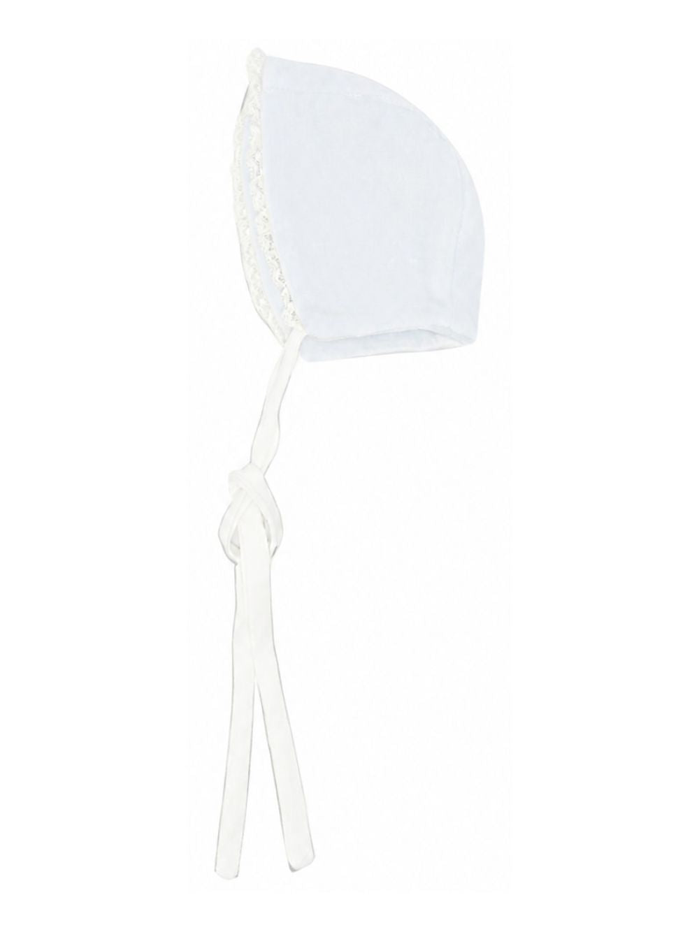 Cappello per neonato La Stupenderia Kids azzurro con finitura in pizzo 3TBCP00 L04 LA STUPENDERIA KIDS 
