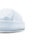 Cappello per neonato La Stupenderia Kids azzurro con finitura in velluto 3TBCP20 L24 LA STUPENDERIA KIDS 