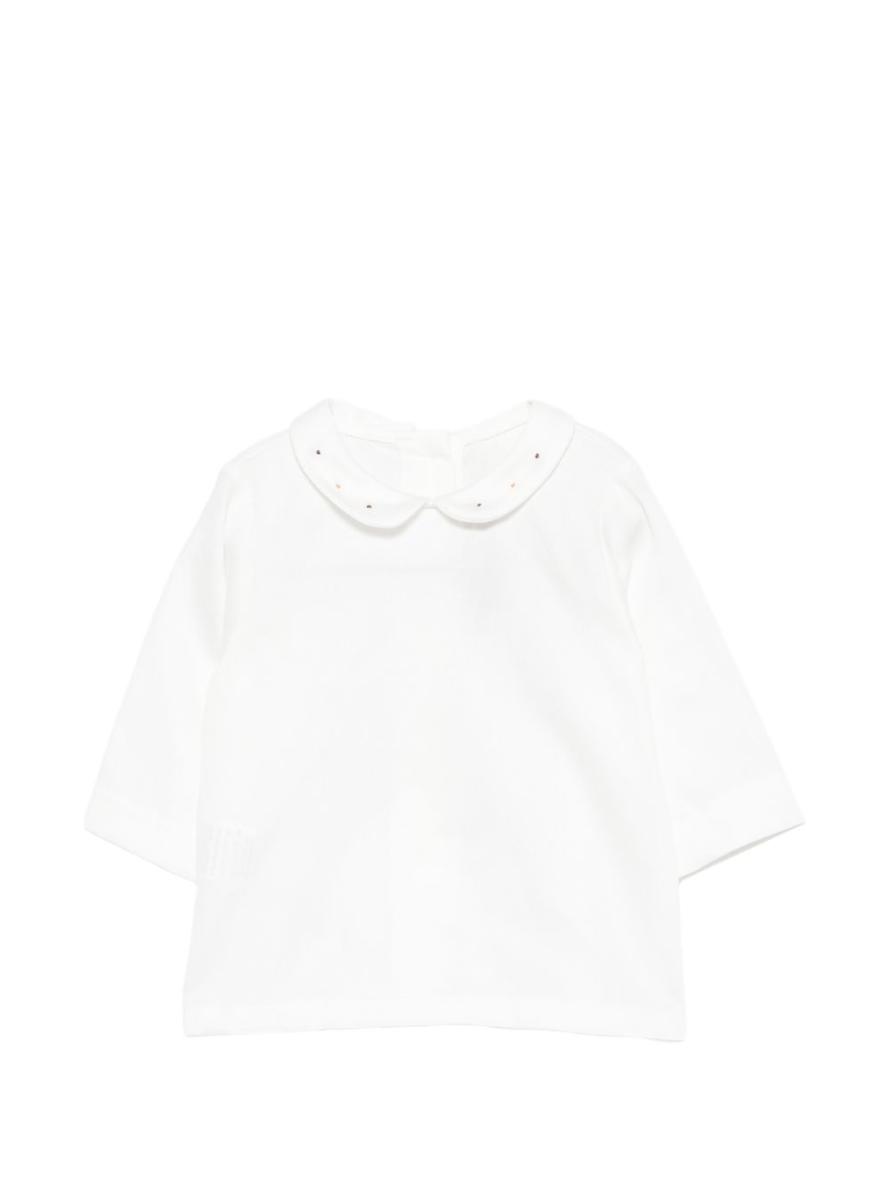 Set camicia e salopette per neonato La Stupenderia Kids multicolore con colletto alla Peter Pan 3TBCT09 H47 LA STUPENDERIA KIDS 