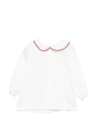 Blusa e salopette per neonata La Stupenderia Kids multicolore con fiocco sul davanti 3TBCT12 V14 LA STUPENDERIA KIDS 