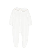 Tutina per neonata La Stupenderia Kids bianca con colletto alla Peter Pan 3TBTT00 L02PIN LA STUPENDERIA KIDS 
