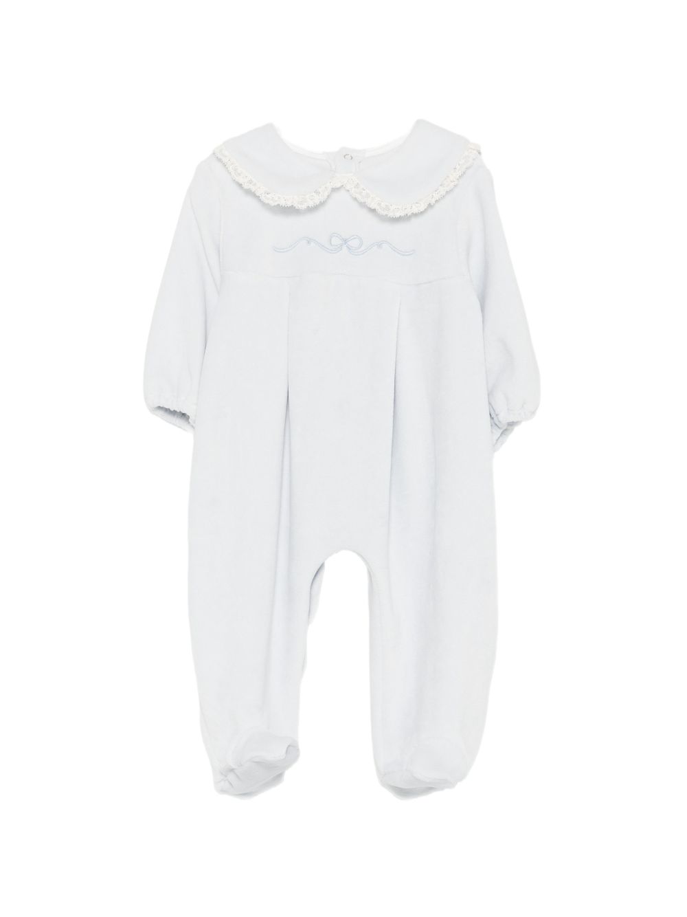 Tutina per neonato La Stupenderia Kids azzurra con colletto alla Peter Pan 3TBTT00 L04 LA STUPENDERIA KIDS 