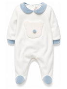 Tutina per neonato La Stupenderia Kids bianca con colletto Peter Pan 3TBTT01 L24 LA STUPENDERIA KIDS 