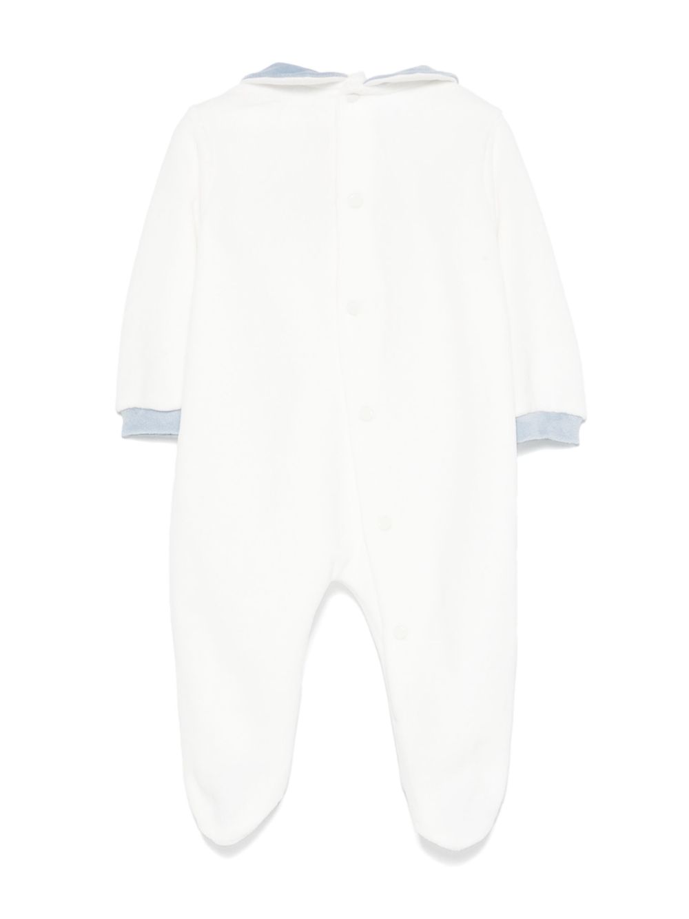Tutina per neonato La Stupenderia Kids bianca con colletto Peter Pan 3TBTT01 L24 LA STUPENDERIA KIDS 
