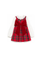 Set abito e camicia per neonata La Stupenderia rosso con dettaglio fiocco oversize 3TCAB26 3TJMG42 Z52 J99 RES LA STUPENDERIA KIDS 