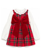 Set abito e camicia per neonata La Stupenderia rosso con dettaglio fiocco oversize 3TCAB26 3TJMG42 Z52 J99 RES LA STUPENDERIA KIDS 
