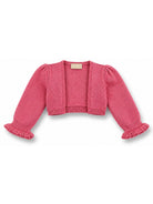 Cardigan per neonata La Stupenderia Kids rosa aperto sul davanti 3WCS P62 LA STUPENDERIA KIDS 