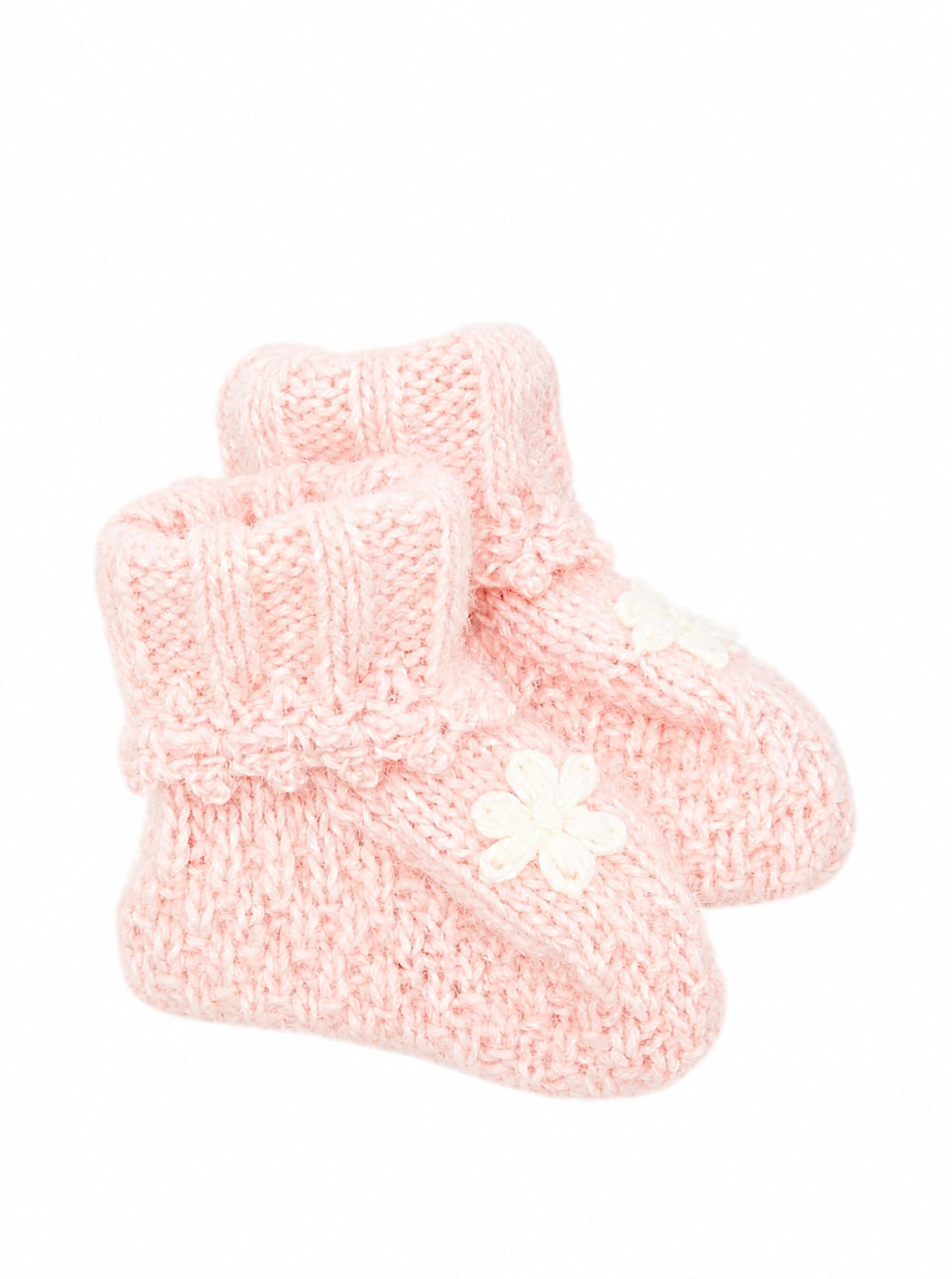 Babbucce per neonata Louise Misha Kids rosa con ricami floreali FAC-W26-S0290 BLUSH LOUISE MISHA KIDS 