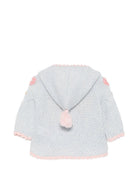 Cardigan per neonata Louise Misha Kids azzurro con ricamo floreale FRC-W26-C0031 CLOUD LOUISE MISHA KIDS 