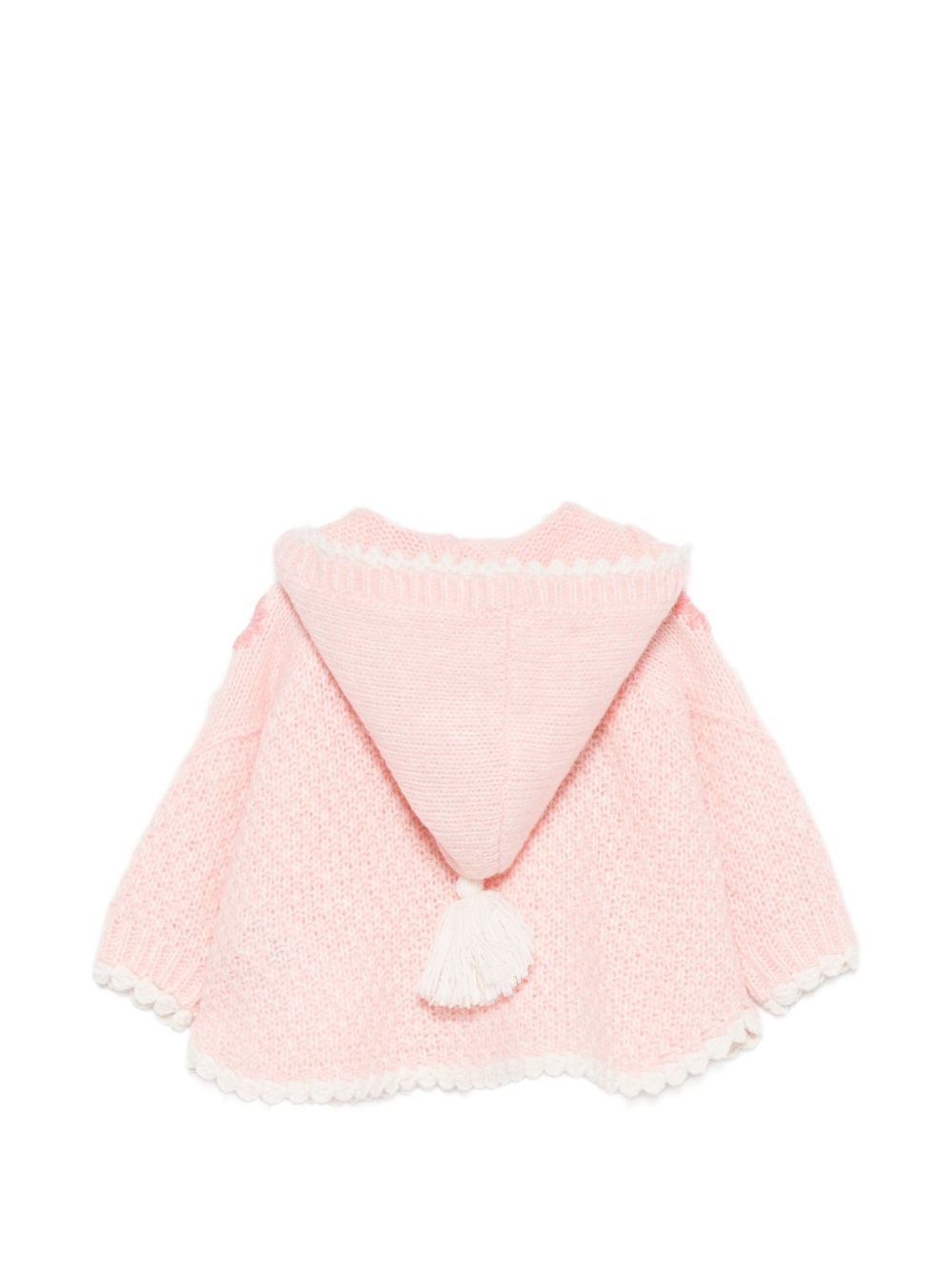 Cardigan per neonata Louise Misha Kids rosa con ricamo a fiori FRC-W26-C0292 BLUSH LOUISE MISHA KIDS 