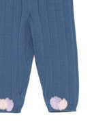 Pantaloni per neonata Louise Misha Kids blu con pompon FRC-W26-L0102 BLUE LOUISE MISHA KIDS 