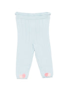 Pantaloni per neonata Louise Misha Kids azzurri con pompon FRC-W26-L0103 CLOUD LOUISE MISHA KIDS 