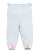 Pantaloni per neonata Louise Misha Kids azzurri con pompon FRC-W26-L0103 CLOUD LOUISE MISHA KIDS 