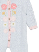 Tutina per neonata Louise Misha Kids azzurra con trama intrecciata FRC-W26-O0127 CLOUD LOUISE MISHA KIDS 