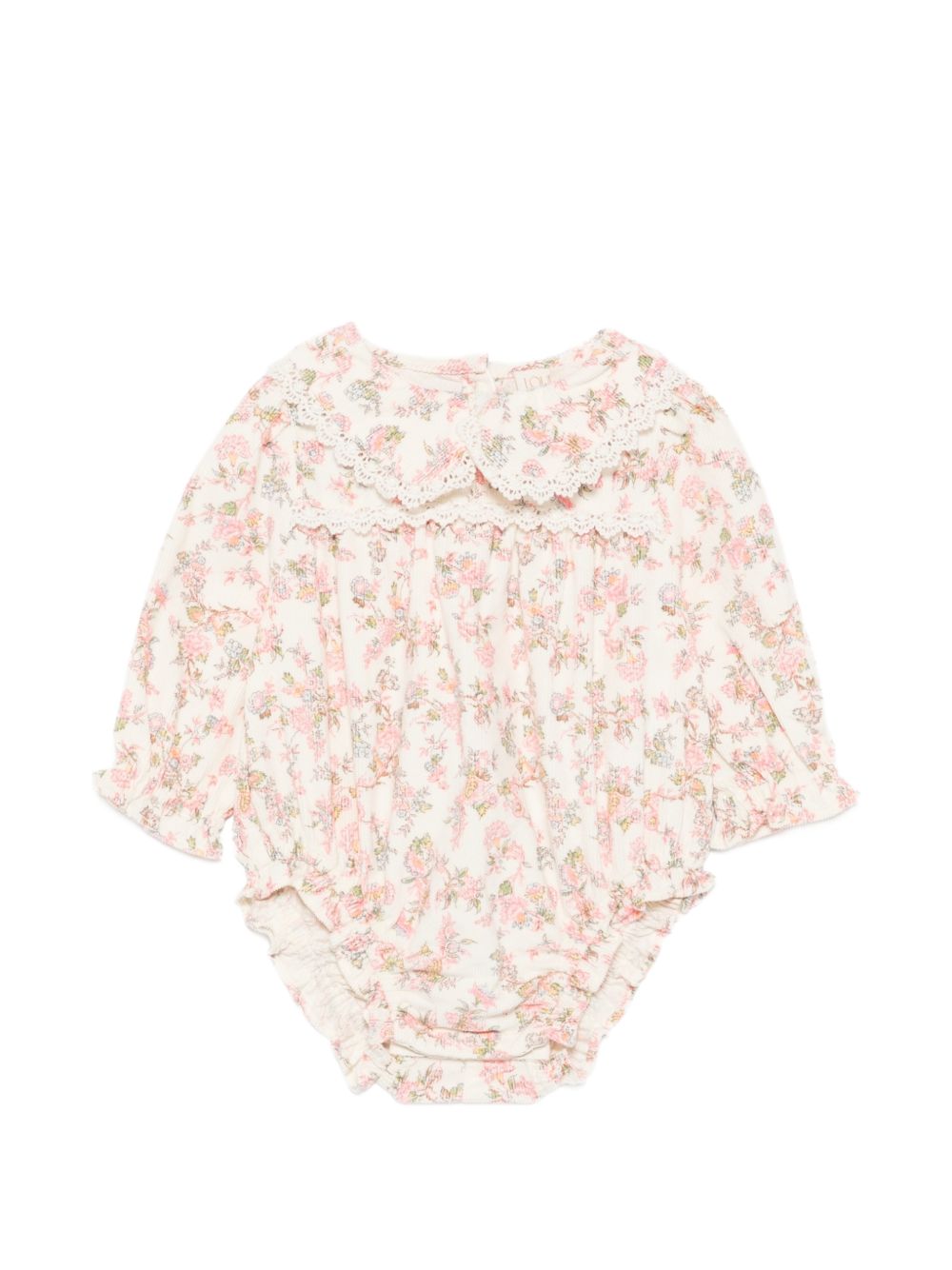Tutina per neonata Louise Misha Kids beige con stampa floreale all-over FRI-W26-R0340 CREAM LOUISE MISHA KIDS 