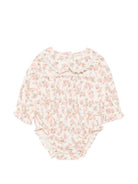 Tutina per neonata Louise Misha Kids beige con stampa floreale all-over FRI-W26-R0340 CREAM LOUISE MISHA KIDS 