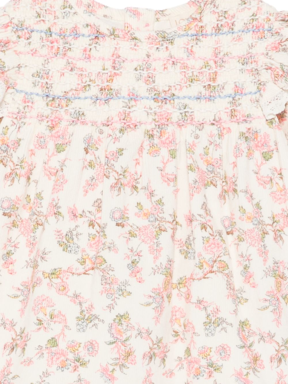 Abito per neonata Louise Misha Kids bianca con stampa floreale all-over FRI-W26-S0179 CREAM LOUISE MISHA KIDS 
