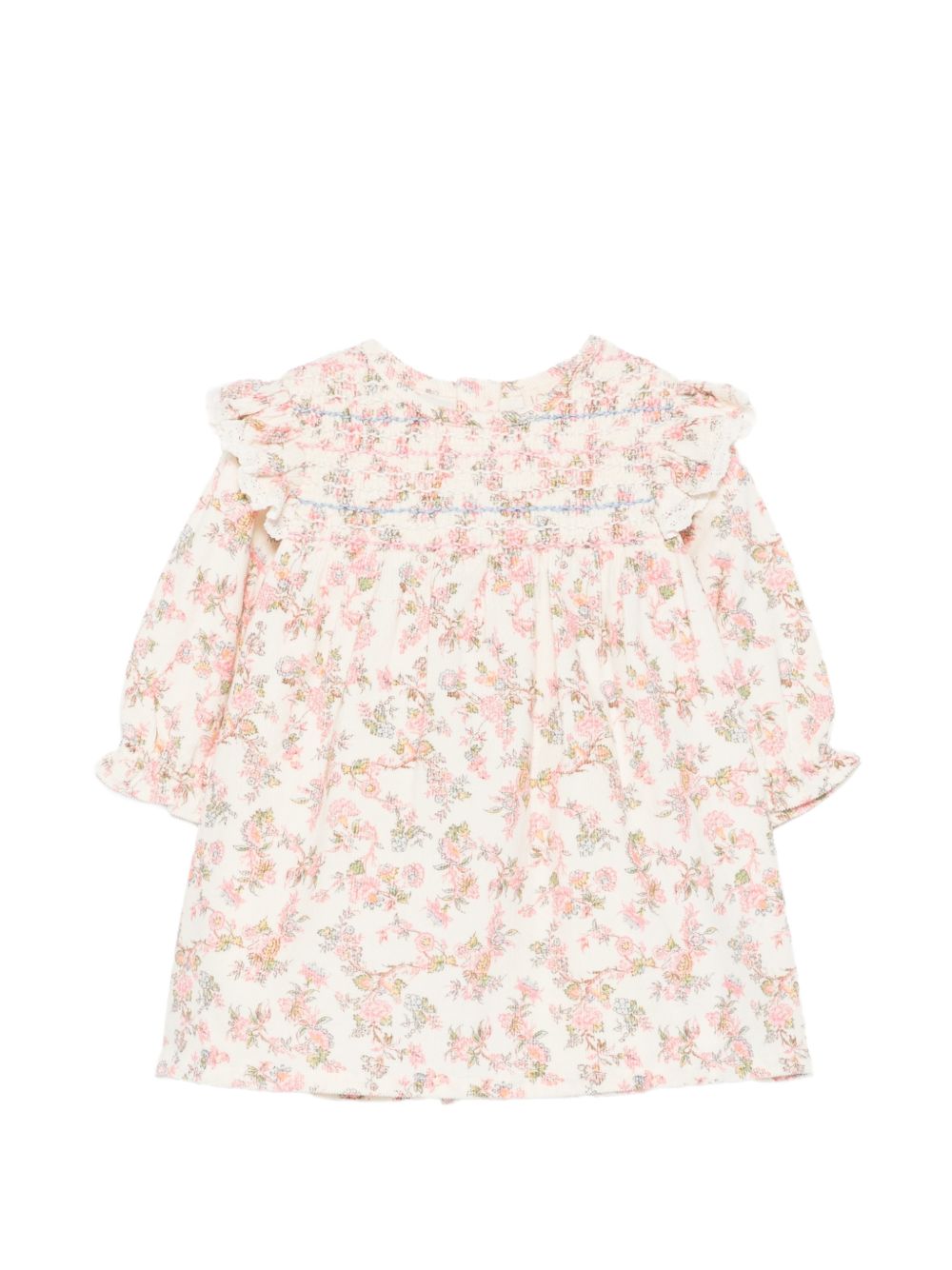 Abito per neonata Louise Misha Kids bianca con stampa floreale all-over FRI-W26-S0179 CREAM LOUISE MISHA KIDS 