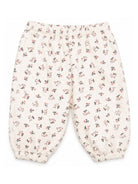 Pantaloni per neonata Louise Misha Kids bianchi con stampa floreale all-over FRI-W26-S0186 CREAM LOUISE MISHA KIDS 