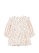 Abito per neonata Louise Misha Kids beige con stampa floreale all-over FRI-W26-S0360 CREAM LOUISE MISHA KIDS 