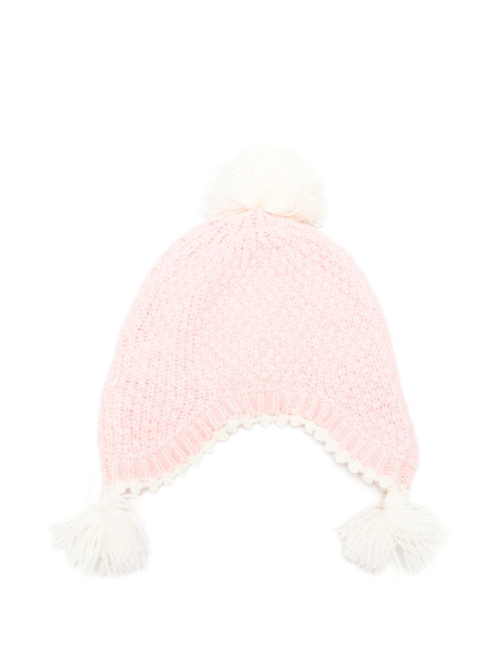 Berretto per bambina Louise Misha Kids rosa con pompon GAC-W26-B0271 BLUSH LOUISE MISHA KIDS 