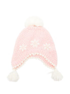 Berretto per bambina Louise Misha Kids rosa con pompon GAC-W26-B0271 BLUSH LOUISE MISHA KIDS 
