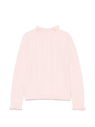 Maglione per bambina Louise Misha Kids rosa con maglia intrecciata GRC-W26-J0096 BLUSH LOUISE MISHA KIDS 
