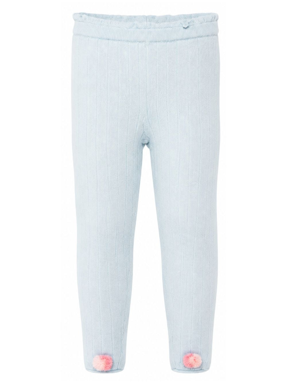 Leggins per bambina Louise Misha Kids azzurri con dettaglio pompon GRC-W26-L0103 CLOUD LOUISE MISHA KIDS 