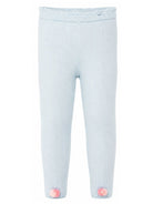 Leggins per bambina Louise Misha Kids azzurri con dettaglio pompon GRC-W26-L0103 CLOUD LOUISE MISHA KIDS 