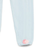 Leggins per bambina Louise Misha Kids azzurri con dettaglio pompon GRC-W26-L0103 CLOUD LOUISE MISHA KIDS 