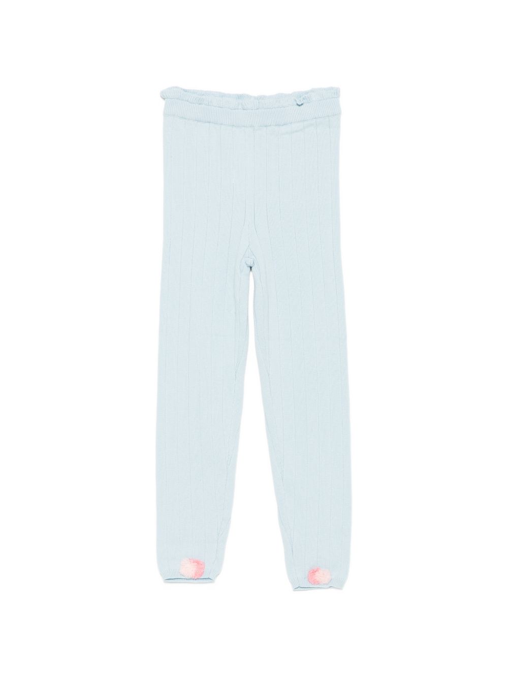 Leggins per bambina Louise Misha Kids azzurri con dettaglio pompon GRC-W26-L0103 CLOUD LOUISE MISHA KIDS 