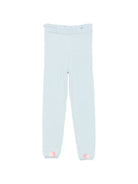 Leggins per bambina Louise Misha Kids azzurri con dettaglio pompon GRC-W26-L0103 CLOUD LOUISE MISHA KIDS 