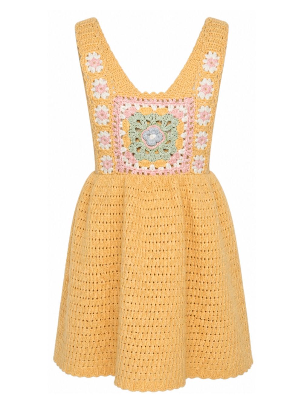 Abito per bambina Louise Misha Kids giallo con ricamo floreale GRC-W26-S0090 HONEY LOUISE MISHA KIDS 