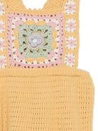 Abito per bambina Louise Misha Kids giallo con ricamo floreale GRC-W26-S0090 HONEY LOUISE MISHA KIDS 